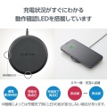 ケーブル一体型 Qi規格対応ワイヤレス充電器(5W・卓上・1m) 写真5