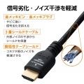 プレミアムハイスピードHDMI(R)ケーブル 写真5