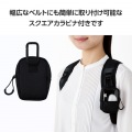 TWS用汎用コンパクトポーチ Lサイズ カラビナ ファブリックタイプ 写真5