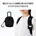 TWS用汎用コンパクトポーチ Sサイズ カラビナ ファブリックタイプ 写真5