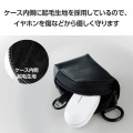 TWS用汎用コンパクトポーチ Lサイズ カラビナ ソフトレザータイプ 写真5