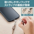 ショルダーストラップ/レザー丸紐4mm/グレージュ 写真5