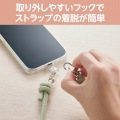 ショルダーストラップ/レザー丸紐6mm/グリーン 写真5