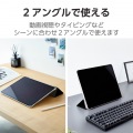 13インチiPad Air(M2) ソフトレザーフラップ 背面クリア 2アングル スリープ対応 写真5