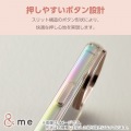 Google Pixel 8a ハイブリッドケース オーロラ カメラリング ストラップホールシート付 &me 写真5