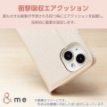 Google Pixel 8a ソフトレザーケース 磁石付 フィンガーストラップ付 &me 写真5