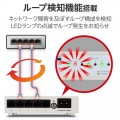 Giga対応5ポートスイッチ(金属筐体/電源内蔵) 写真5