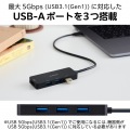 USB Type-C(TM)ハブ+1機能(HDMI(R)ポート付き) 写真5