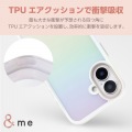 iPhone 16 &me ハイブリッドケース オーロラ 写真5