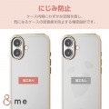 iPhone 16 &me ソフトケース メタリックライン 写真5