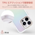 iPhone 16 Pro &me ハイブリッドケース オーロラ 写真5