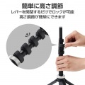 高耐荷重スマホ三脚/自撮り棒 写真5