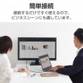 USB Type-C(TM) - DVI変換ケーブル 写真5