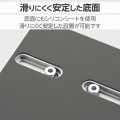 ノートパソコンスタンド(縦置き/1台用/アルミ) 写真5