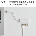 USB 5Gbpsハブ 3ポート 写真5