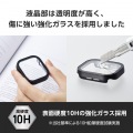 フルカバーケース/プレミアムガラス/高透明/防水/ブラック 写真5