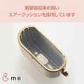 AirPods (第4世代)用 &me ソフトレザーケース メッキライン 写真5