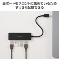 USB Type-C 4ポートUSB2.0ハブ 写真5