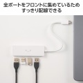 USB Type-C 4ポートUSB2.0ハブ 写真5