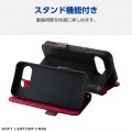 Google Pixel 9a ソフトレザーケース 磁石付 耐衝撃 ステッチ 写真5