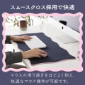 ウェーブ×バイカラーデスクマット“UKIU” 写真5