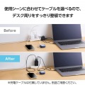 USB Power Delivery 67W AC充電器(C×2+A×1) 写真5