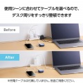 USB Power Delivery 67W AC充電器(C×2+A×1) 写真5
