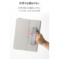 11インチiPad Air(M3/M2) フラップケース 衝撃ガード ベルト付 2アングル 軽量 写真5