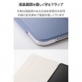 11インチiPad Air(M3/M2) フラップケース 薄型軽量 背面クリア 2アングル 写真5