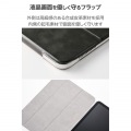 11インチiPad Air(M3/M2) フラップケース 薄型軽量 背面クリア 2アングル 写真5