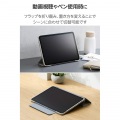 11インチiPad Air(M3/M2) フラップケース 薄型軽量 カラーエッジ 背面クリア 写真5