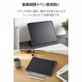 13インチiPad Pro(M4) フラップケース 薄型軽量 カラーエッジ 背面クリア 写真5