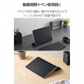 11インチiPad Pro(M4) フラップケース 薄型軽量 ファブリック 背面クリア 写真5