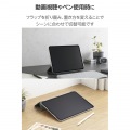 11インチiPad Pro(M4) フラップケース 薄型軽量 ファブリック 背面クリア 写真5