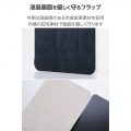 11インチiPad Pro(M4) フラップケース 薄型軽量 背面クリア 2アングル 写真5