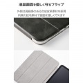 iPad mini(A17 Pro) フラップケース 薄型軽量 背面クリア 2アングル 写真5