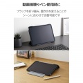 iPad mini(A17 Pro) フラップケース 薄型軽量 カラーエッジ 背面クリア 写真5