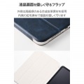 iPad mini(A17 Pro) フラップケース 薄型軽量 背面クリア 2アングル 写真5