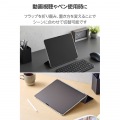 13インチiPad Air(M3/M2) フラップケース 薄型軽量 ファブリック 背面クリア 写真5