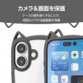 ハイブリッドケース フレームカラー Cat メタルステッカー付 写真5