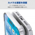 ハードケース 極薄 0.6mm メタルステッカー付 写真5