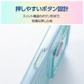 ソフトケース クリアオーロラ メタルステッカー付 写真5