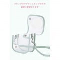 instax mini 12用(チェキ) カメラケース/クリア/グリーン 写真5
