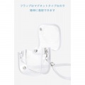 instax mini 12用(チェキ) カメラケース/クリア/ホワイト 写真5