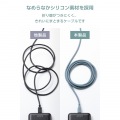USB Type-C(TM) - USB Type-Cケーブル(USB2.0/100W/なめらか) 写真5