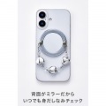 マグネットスマホリング/ビーズ/ミラー付き/MAGKEEP 写真5