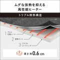 着せ替えカーペット セットタイプ 2畳相当 (ベージュ) 写真5