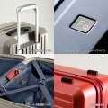 スーツケース キャリーケース  軽い 2.7kg 機内持込み TSA 消音 静か リエーヴェ  グレージュ 33L 2?3泊 エンドー鞄 1-250 写真5