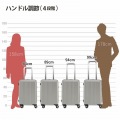 1-250 FREQUENTER LIEVE リエーヴェ4輪キャリー 48cm ミントグリーン 写真5