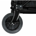 アウトドアワゴン 収納バッグ付き 前輪ストッパー付き CSブラックラベル 収束型 4輪キャリー 写真5